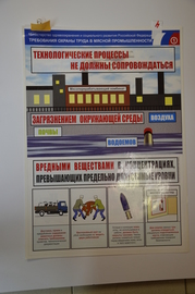 Плакат "Безопасность труда.Мясная промышленность"