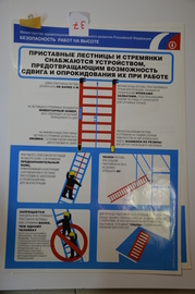 Плакат "Безопасноть работ на высоте"(плакаты разные)